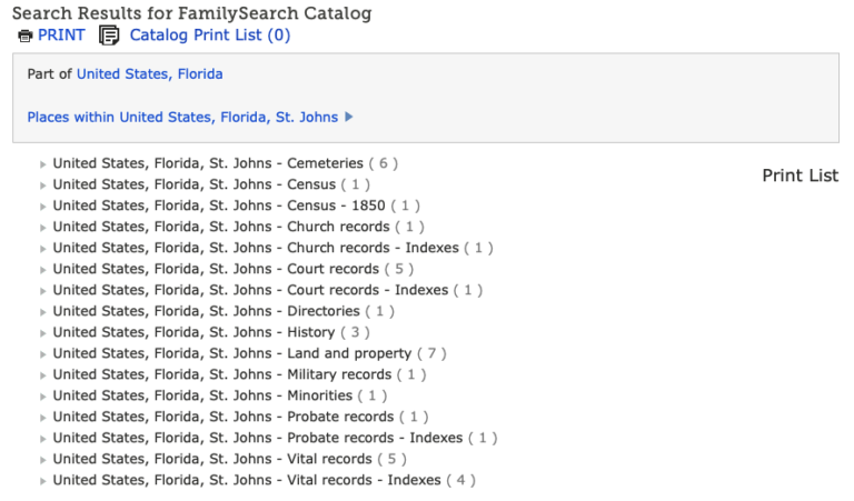 Using The FamilySearch Catalog - HeritageTracer